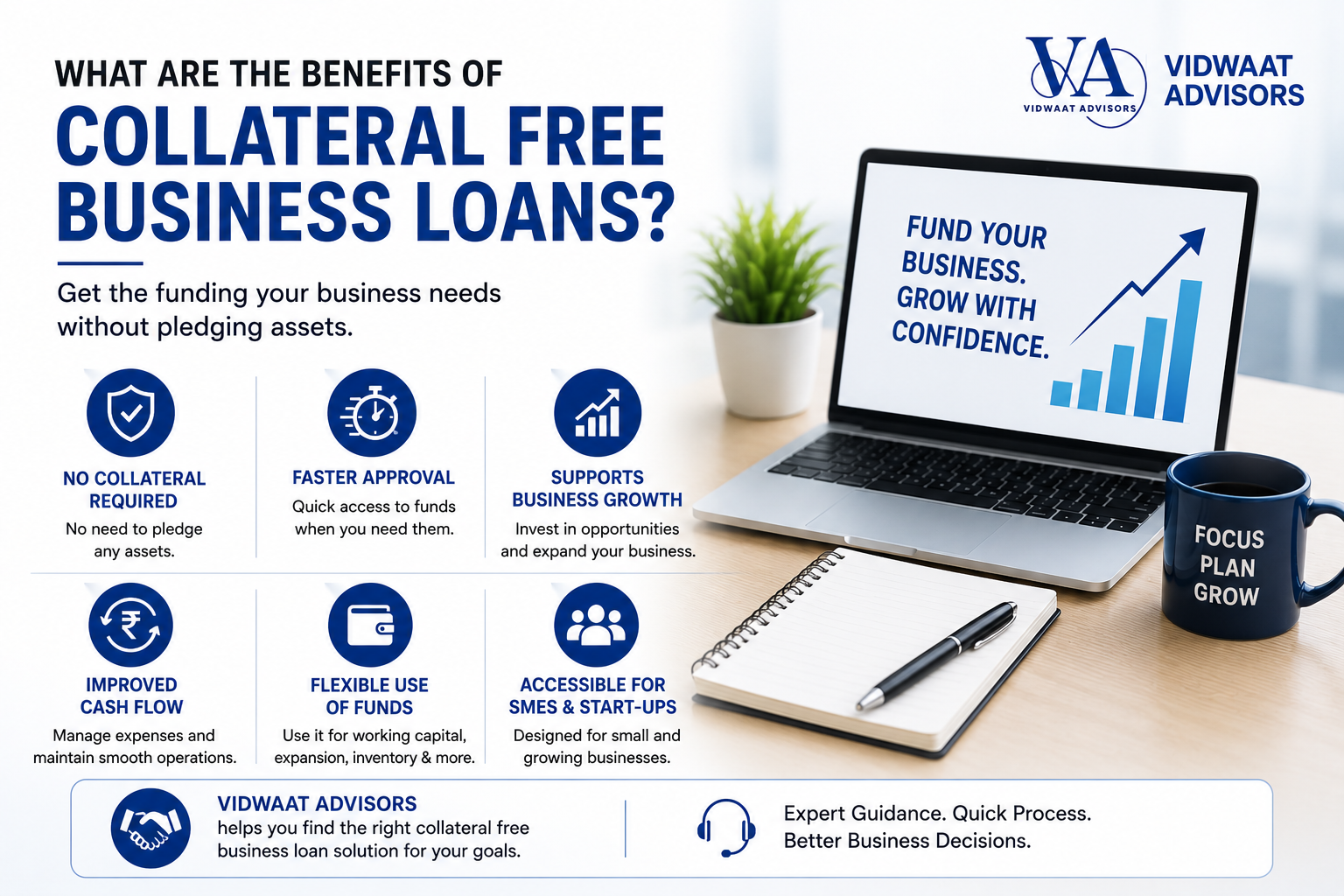 What Are the Benefits of Collateral-Free Business Loans?