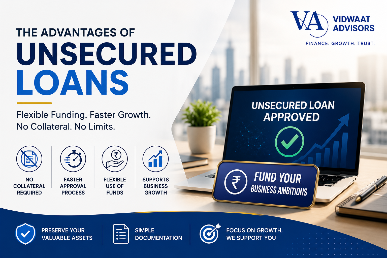 What Are the Advantages of Unsecured Loans for Businesses?